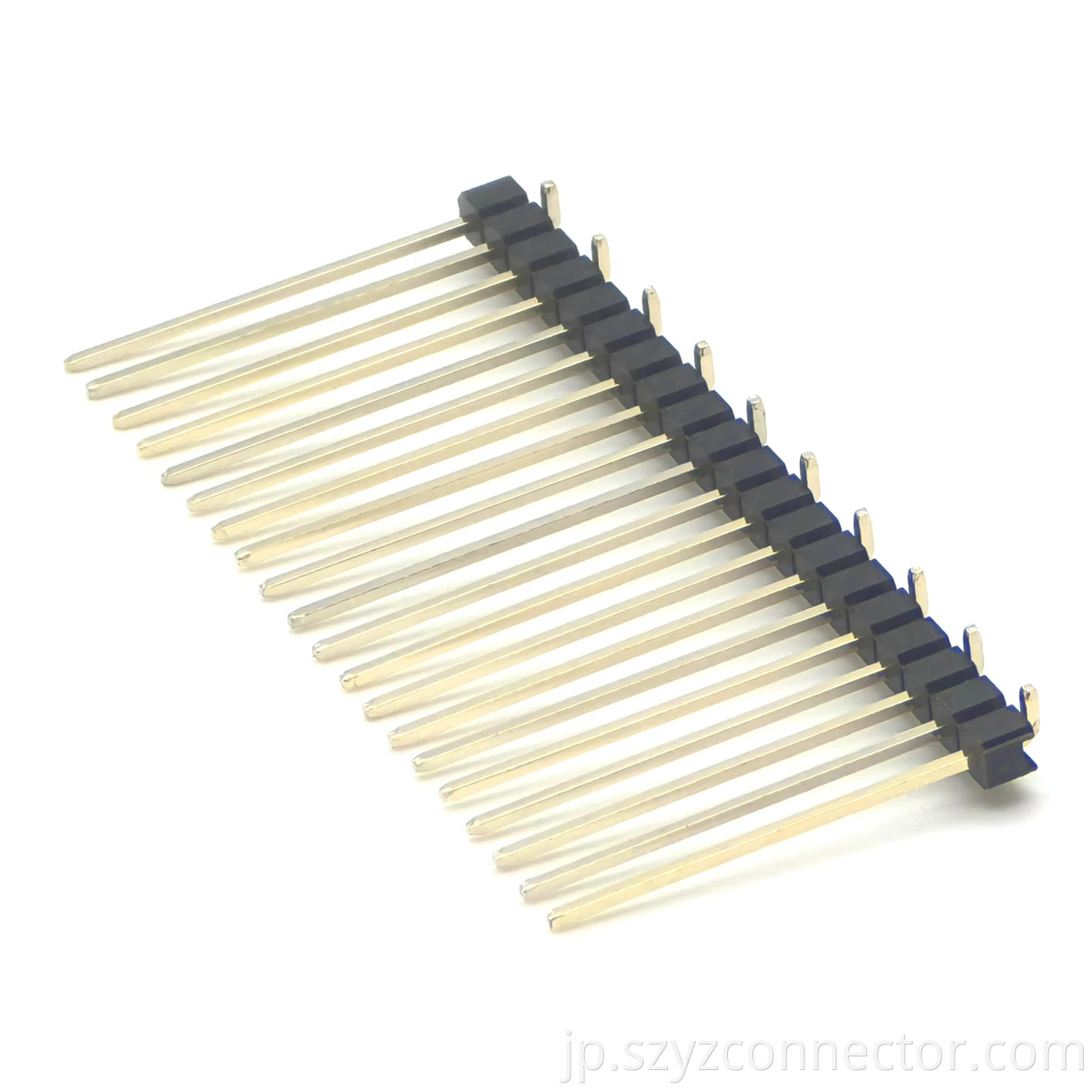 2.54mm Pitch Pin header Connector Single Row SMT SQ0.64mm H2.5mm 1*20P